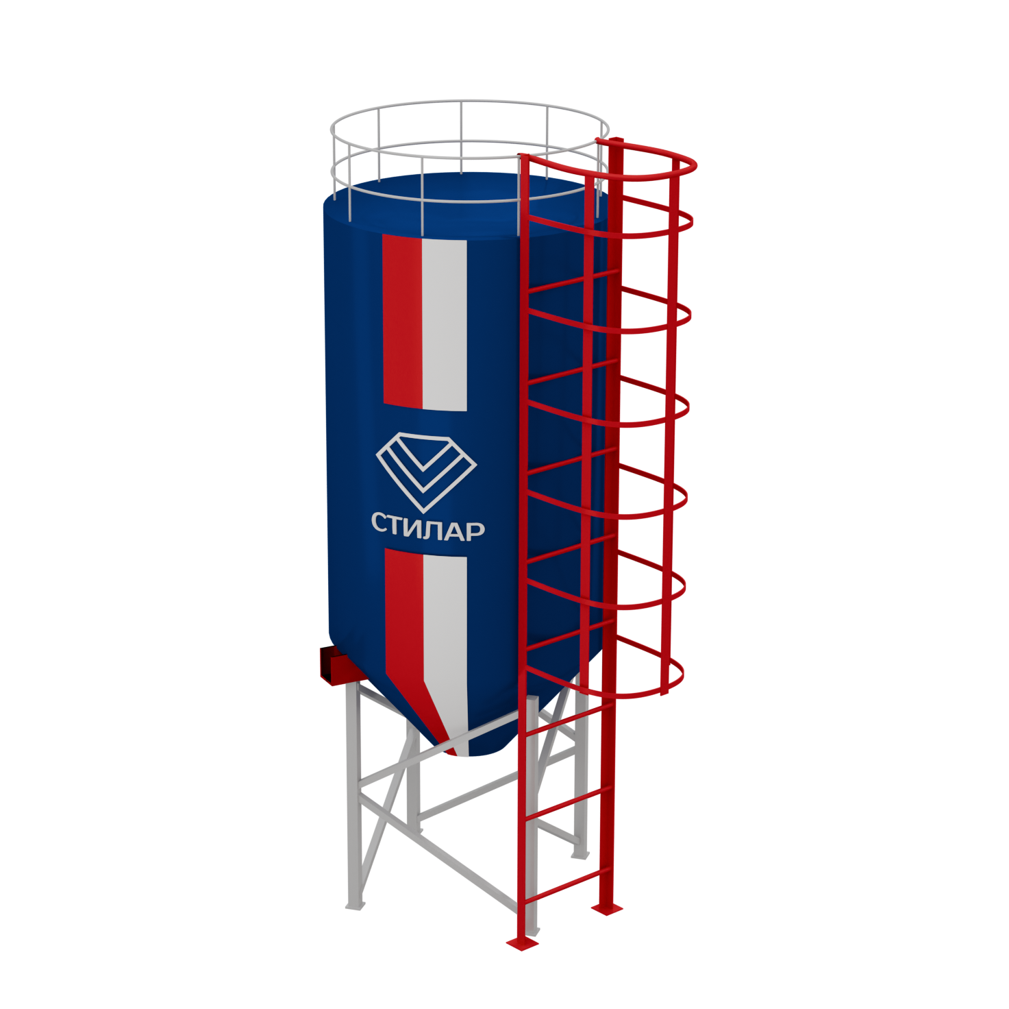 Цельносварный силос для зерна 30 м³ от производителя